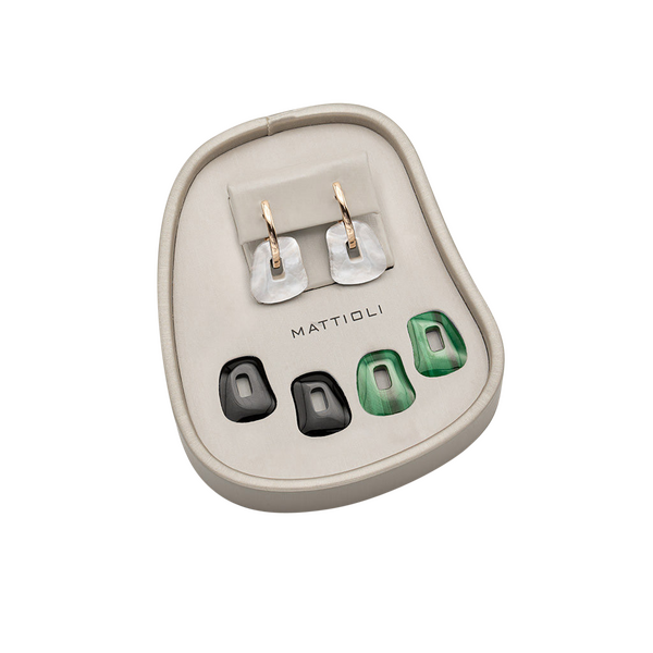 Mattioli Puzzle earring box, small with 3 pairs of puzzles Mattioli Puzzle earring box, small with 3 pairs of puzzles