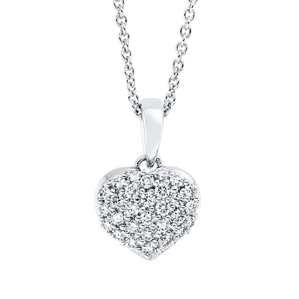 Brogle Classic Kette mit Diamantherz
