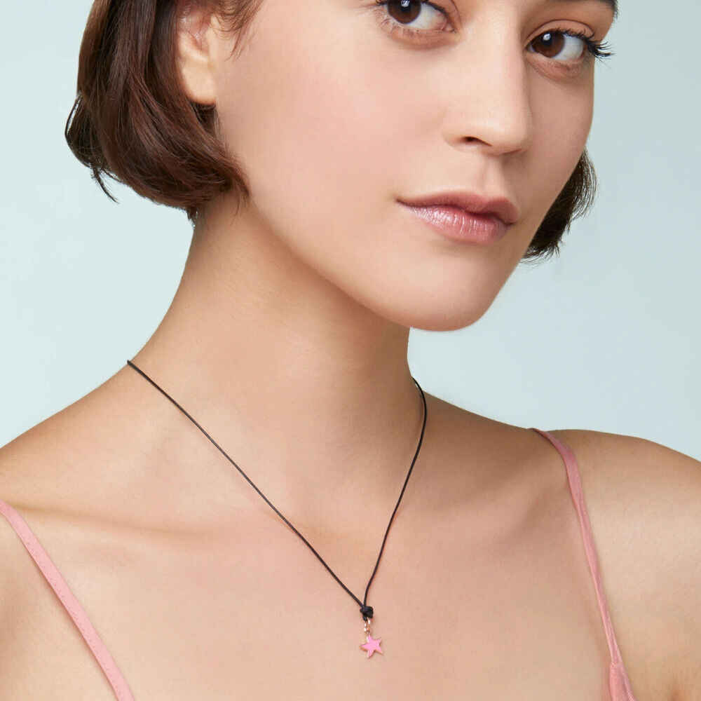 176182 DMB6002 STARS RSF9R 100 Dodo star charm 9k rose gold pink enamel i64b0286a287730bf