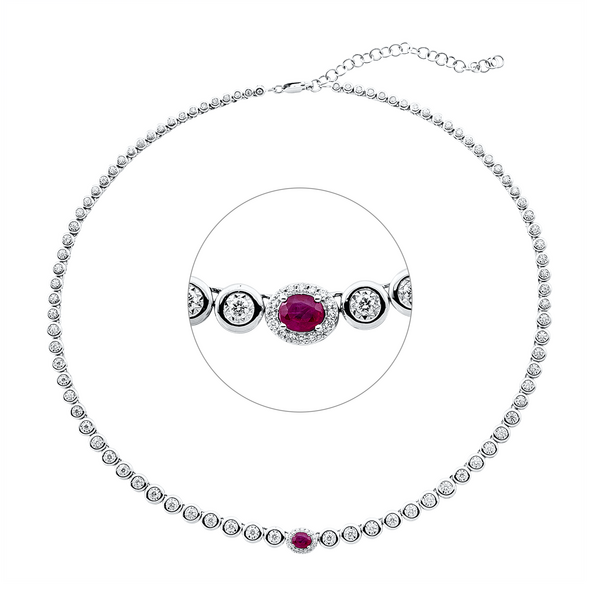 Brogle Selection Diamantkette mit Rubin
