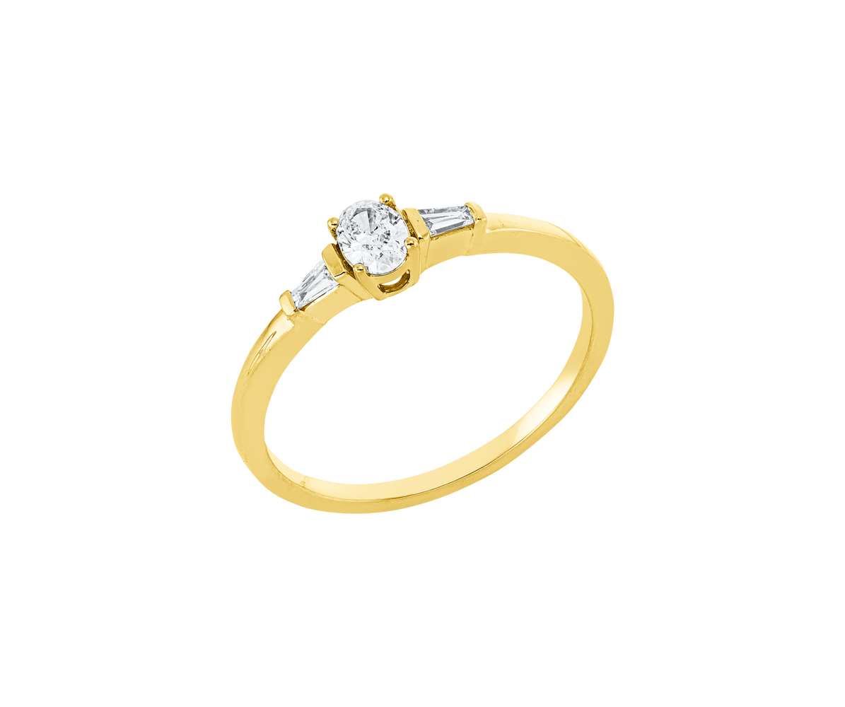Brogle Classic solitaire ring