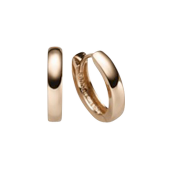 Brogle Classic gold hoop earrings 2.5mm Brogle Classic gold hoop earrings 2.5mm