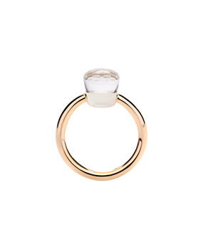 PAB4030 O6000 000TB 030 Pomellato ring nudo petit rose gold 18kt white gold 18kt white topaz a41bfc5f567ca4d6b