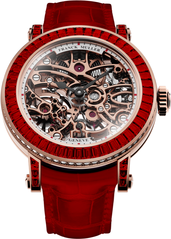 Franck Muller Round Skeleton Baguette 30.5 x 36.5mm Franck Muller Round Skeleton Baguette 30.5 x 36.5mm