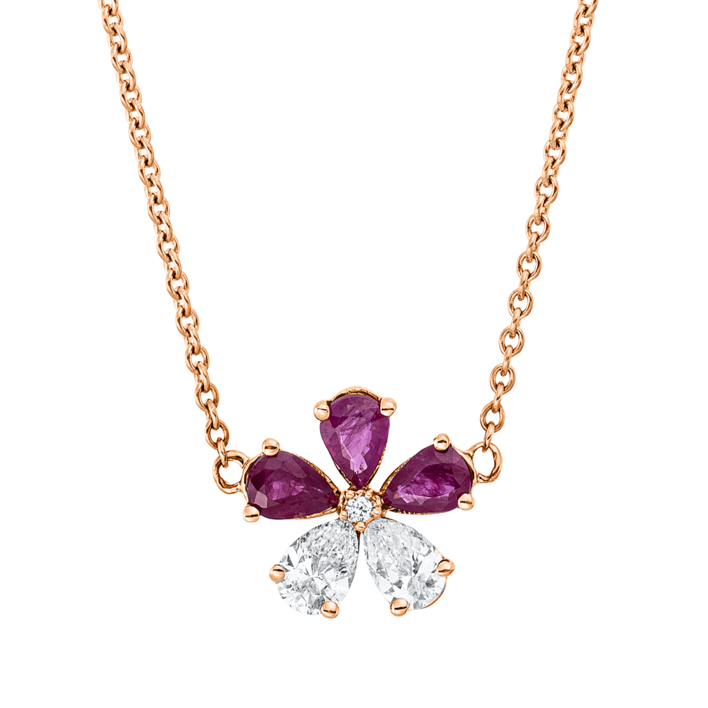 Brogle Classic Kette mit Rubinanhänger Brogle Classic Kette mit Rubinanhänger
