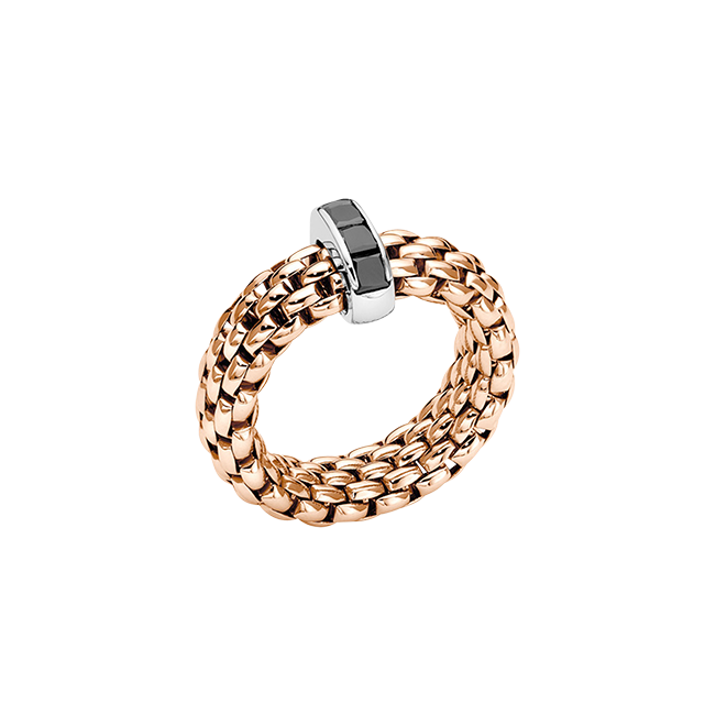 Rose, white gold