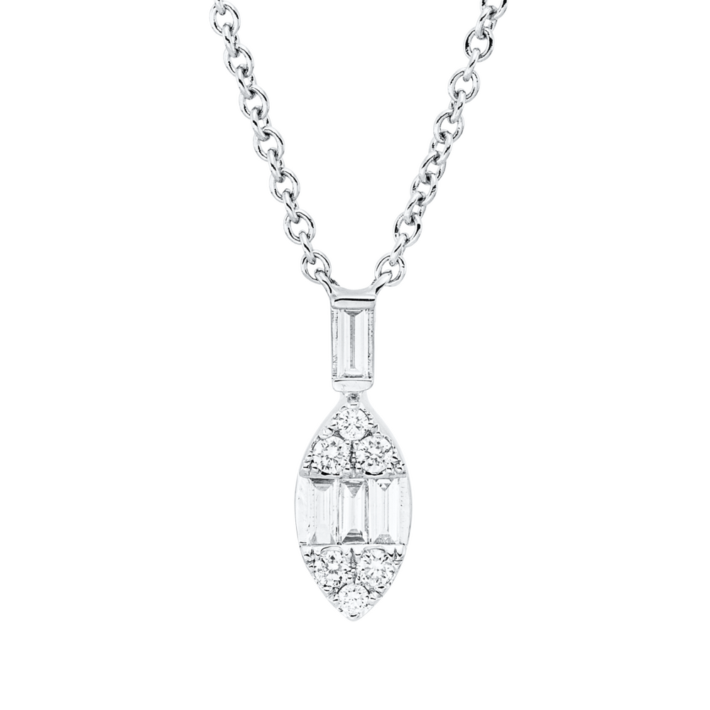 Brogle Classic necklace with diamond pendant Brogle Classic necklace with diamond pendant
