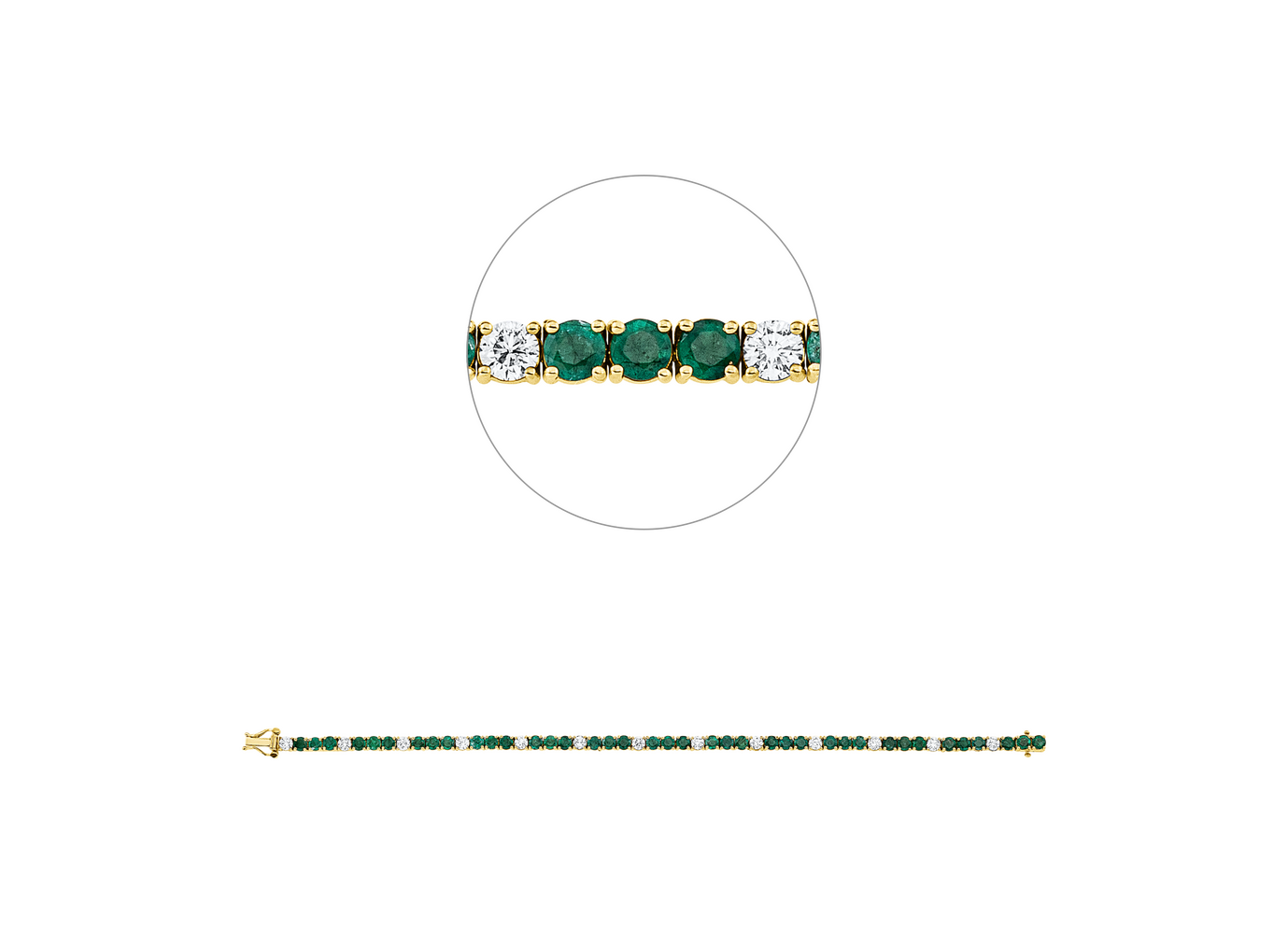 Brogle Selection Smaragdarmband Brogle Selection Smaragdarmband