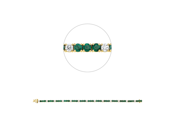 Brogle Selection emerald bracelet Brogle Selection emerald bracelet