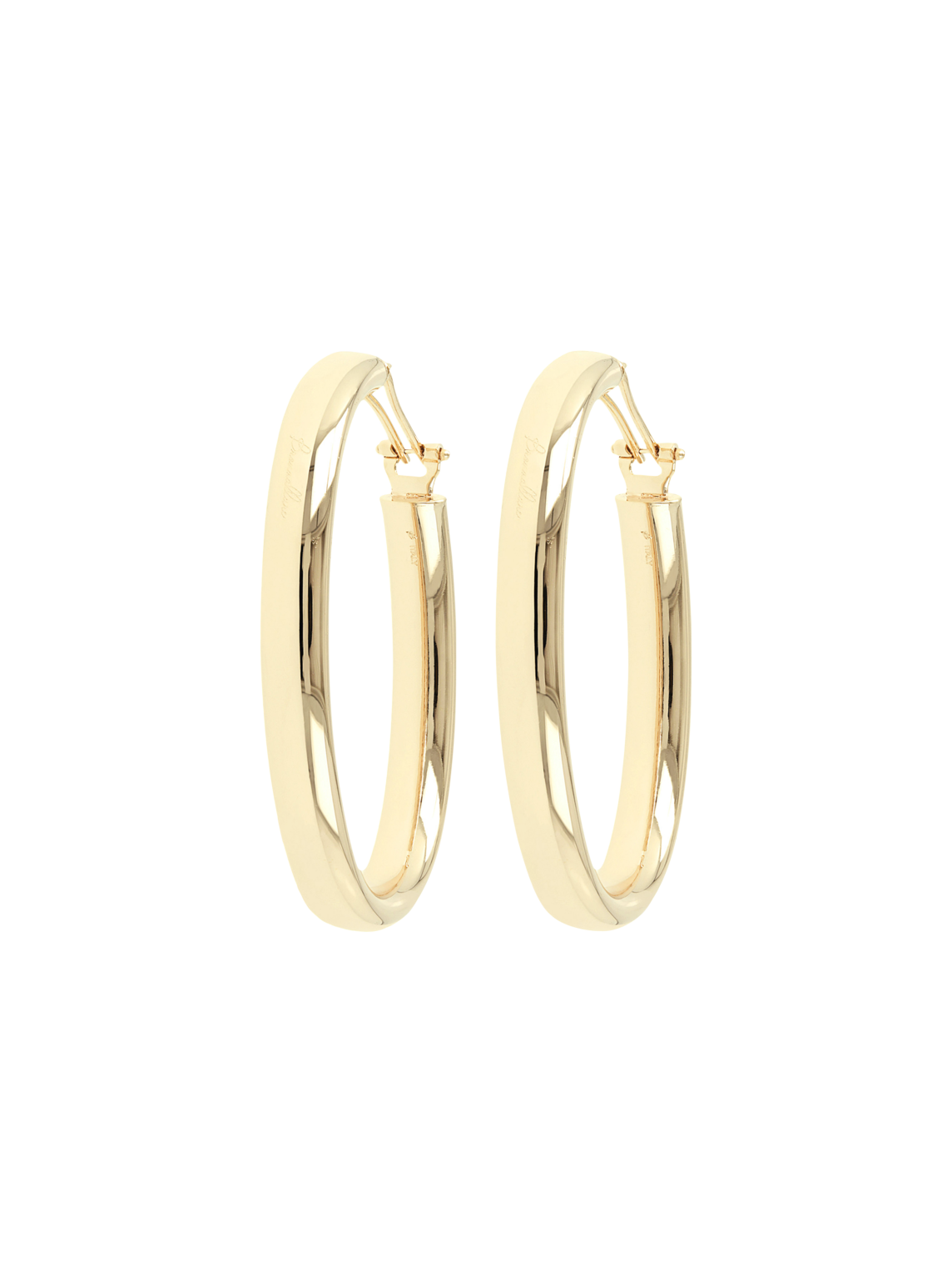 Bronzallure Golden hoop earrings Bronzallure Golden hoop earrings