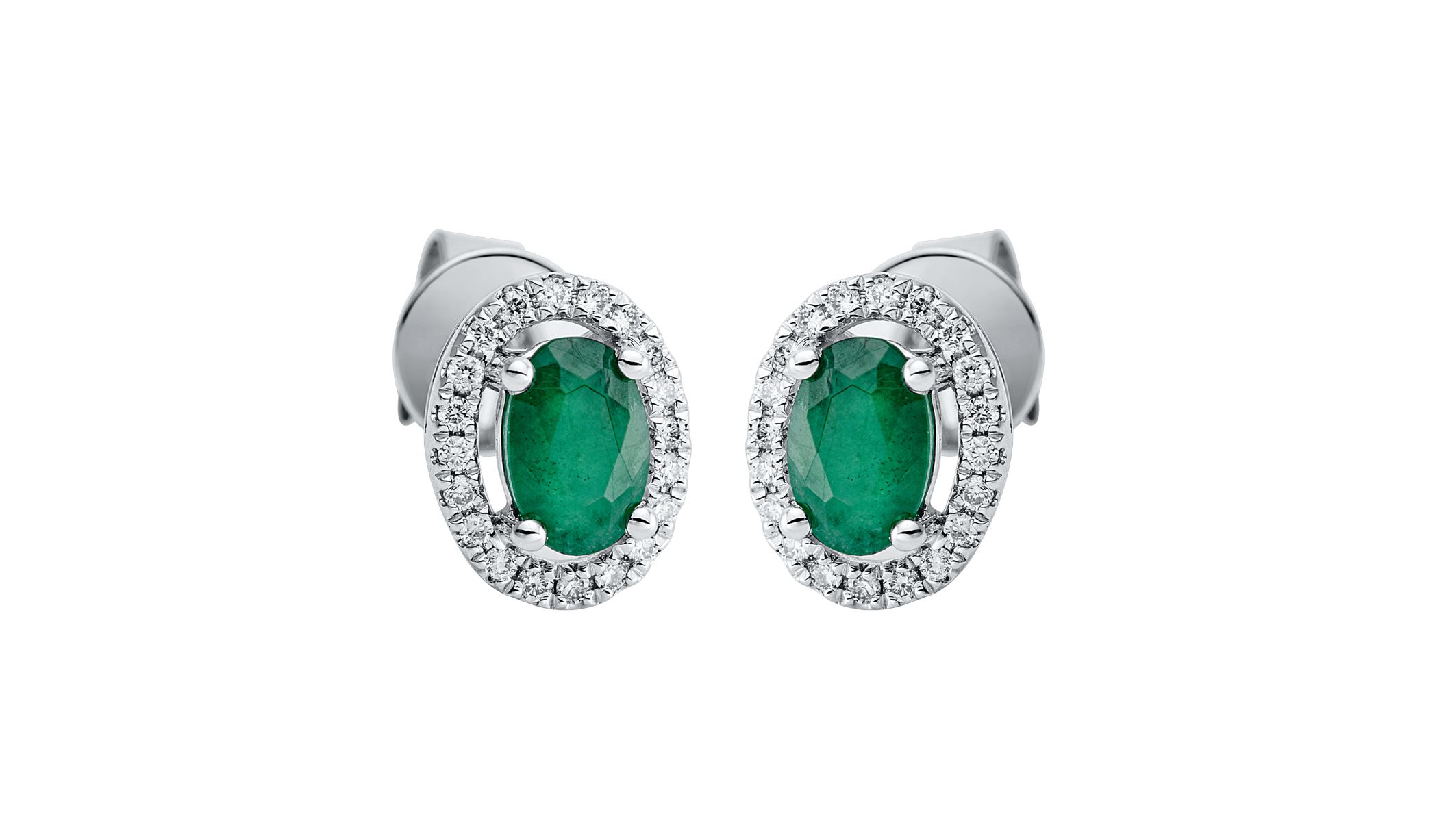 Brogle Classic emerald stud earrings Brogle Classic emerald stud earrings