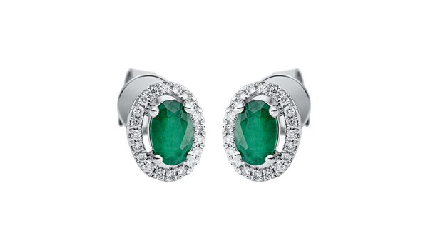 Brogle Classic emerald stud earrings Brogle Classic emerald stud earrings