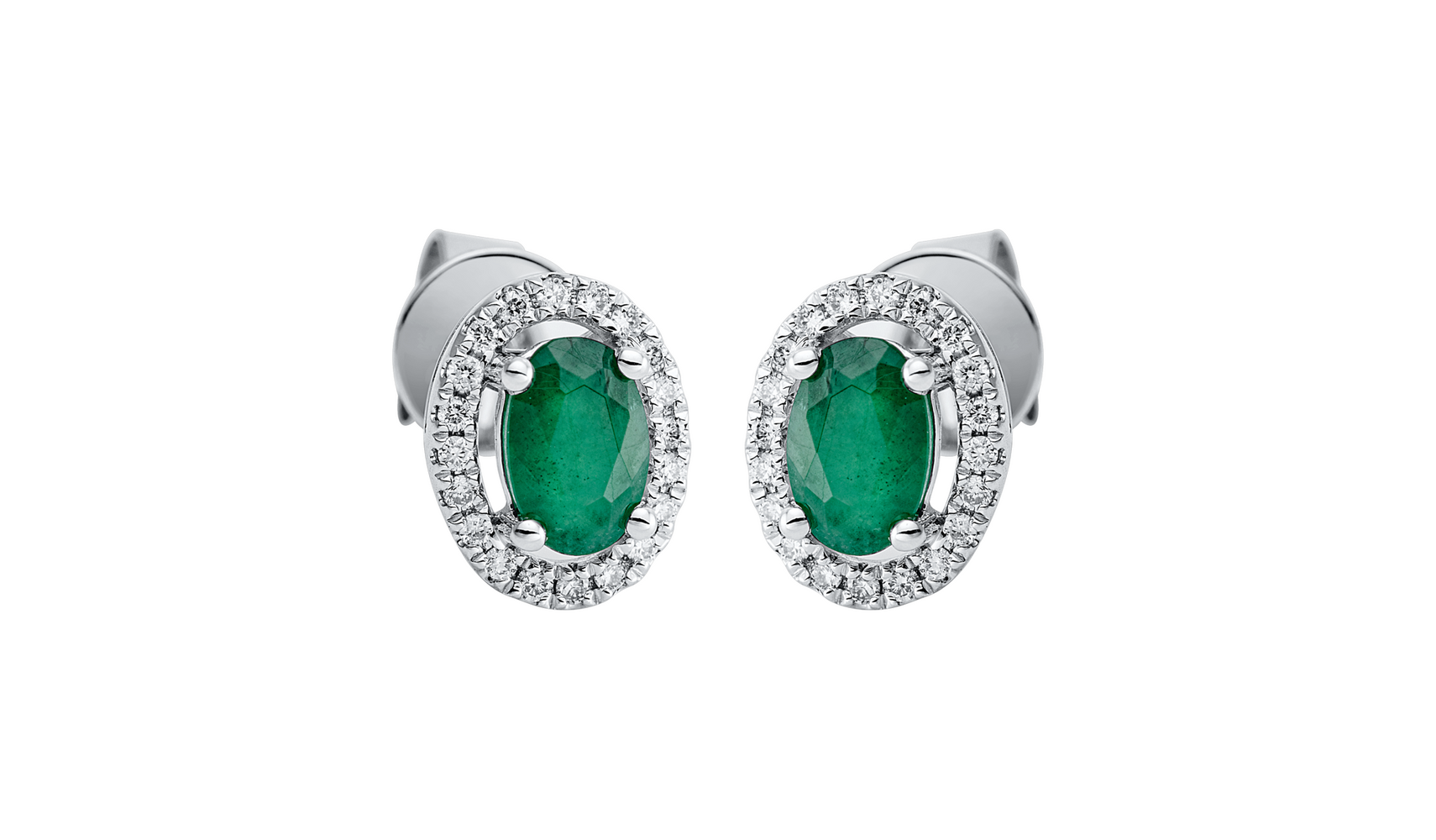 Brogle Classic emerald stud earrings Brogle Classic emerald stud earrings