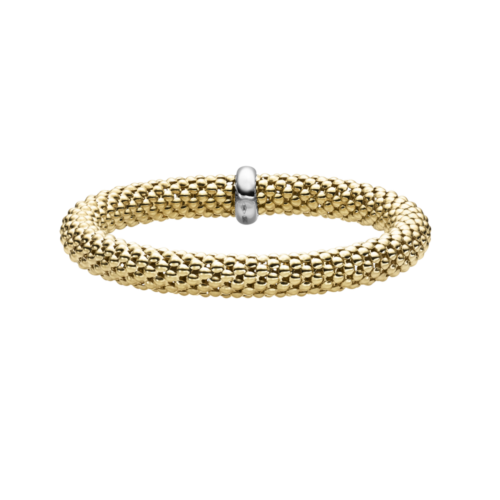 Brogle Selection gold bracelet flexible 8.5mm