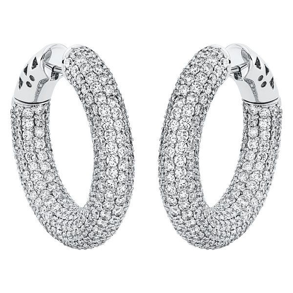 Brogle Selection Red Carpet diamond hoop earrings