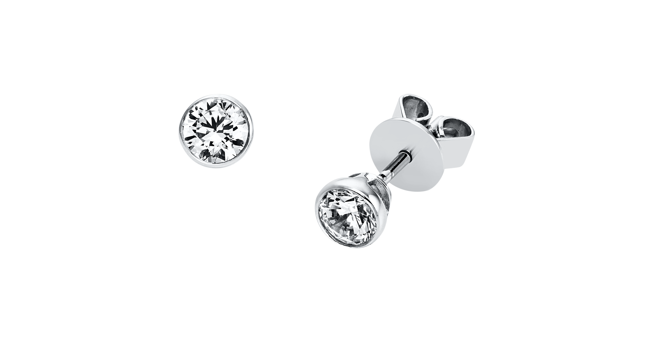 Brogle solitaire ear studs Sophie up to 1 carat Brogle solitaire ear studs Sophie up to 1 carat