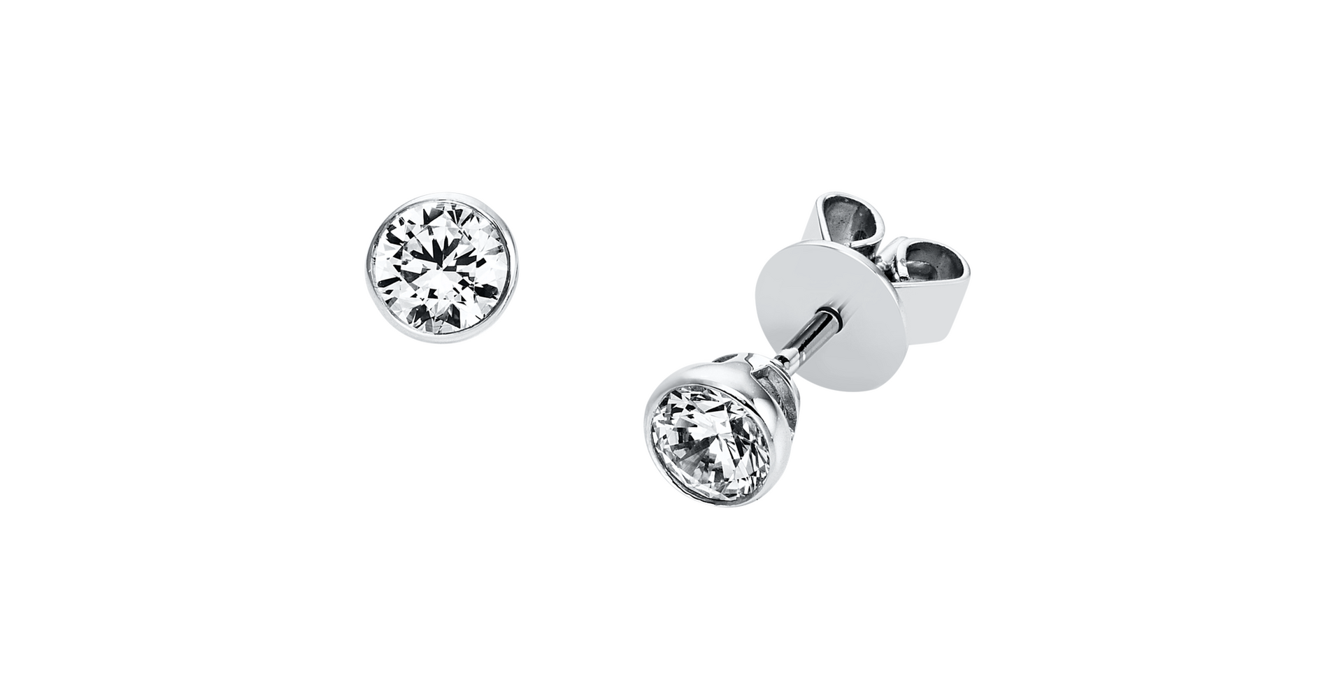 Brogle solitaire ear studs Sophie up to 1 carat Brogle solitaire ear studs Sophie up to 1 carat