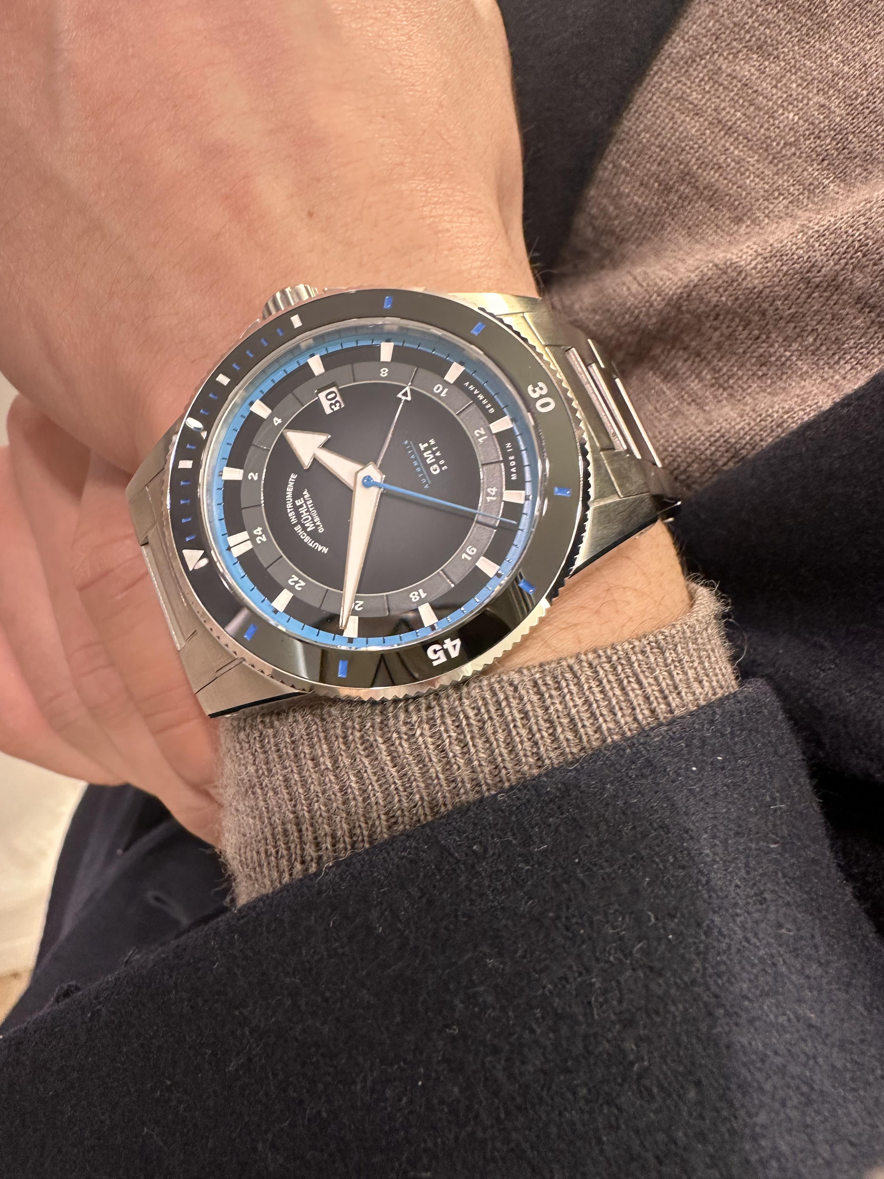 Mühle Glashütte Sportivo Travel GMT 42.5mm