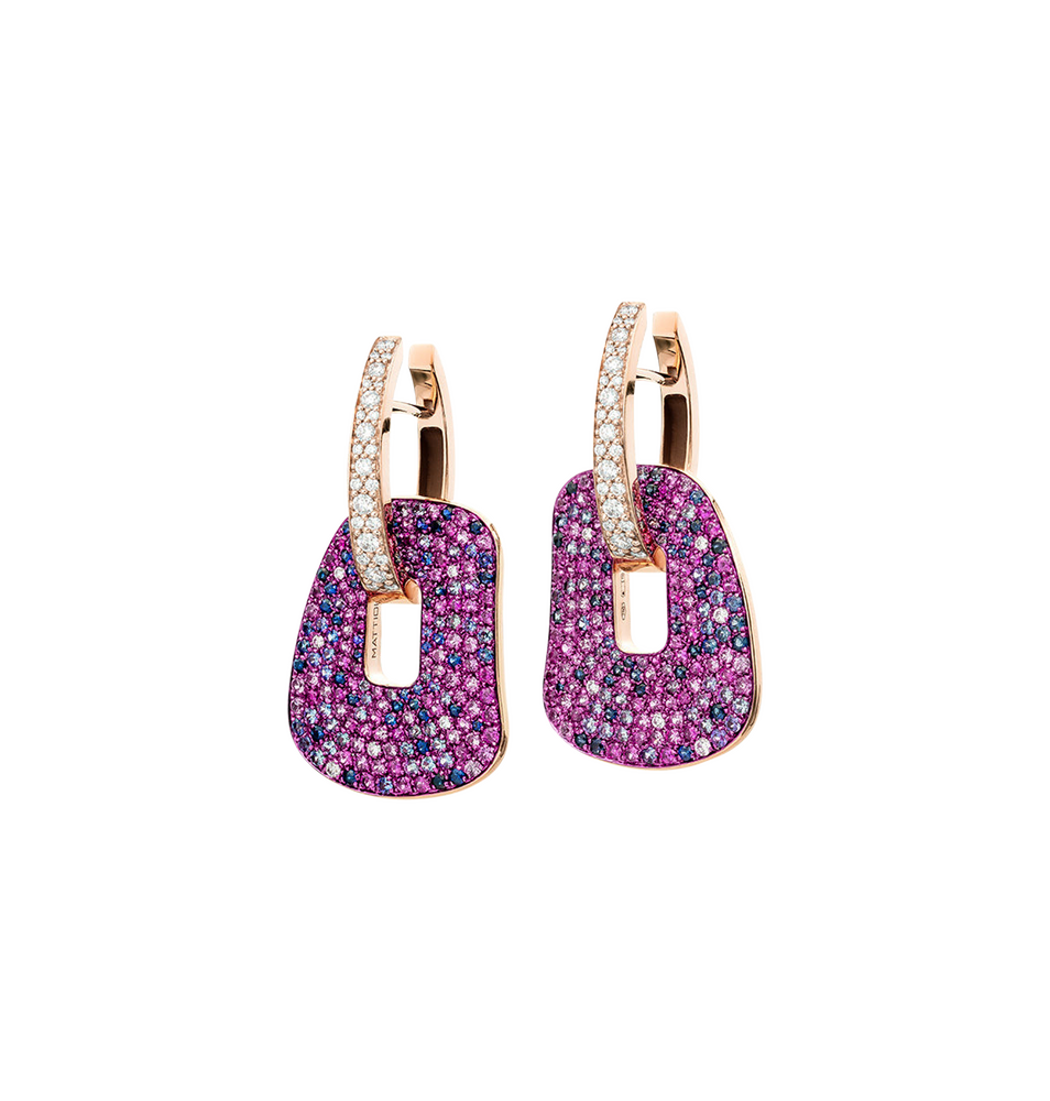 Mattioli Puzzle Unica große Ohrhänger