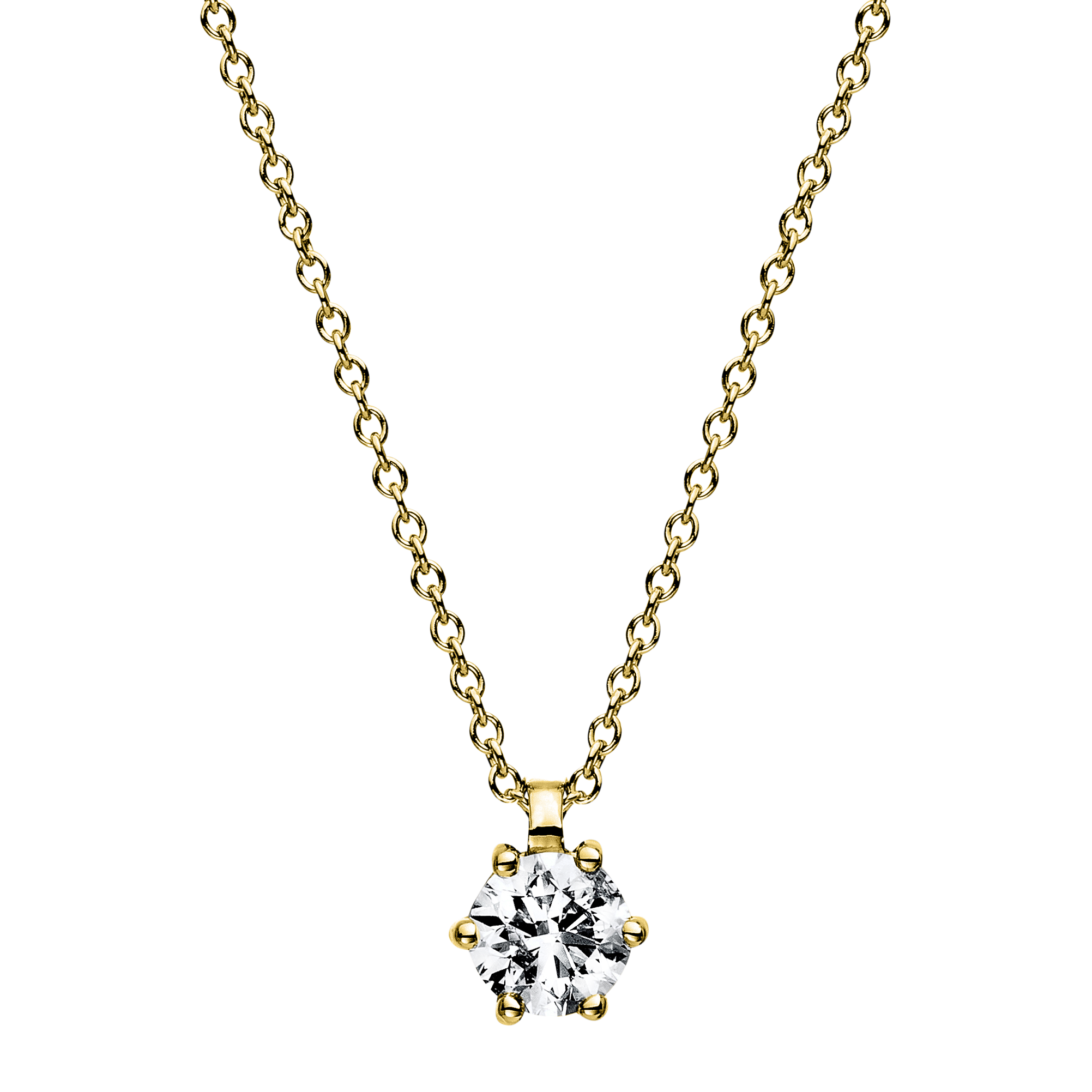 Brogle solitaire necklace Marie up to 0.5 carat Brogle solitaire necklace Marie up to 0.5 carat