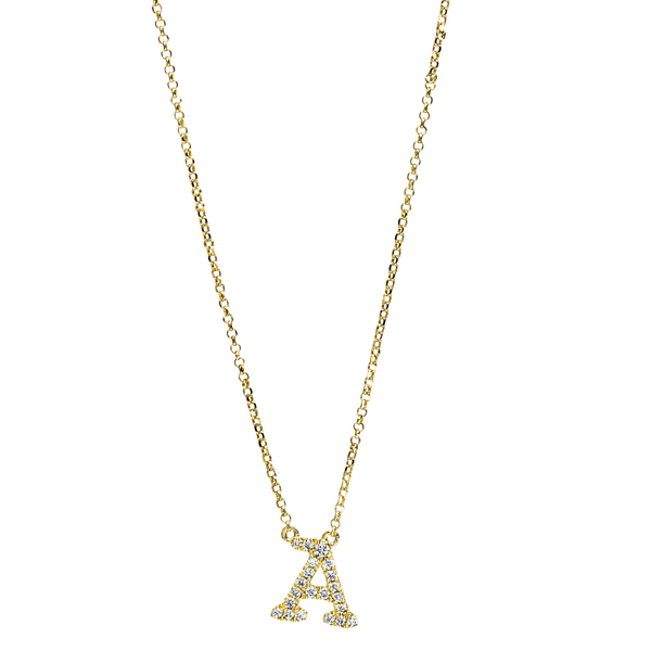 Brogle Classic Kette mit Diamantbuchstaben A Brogle Classic Kette mit Diamantbuchstaben A