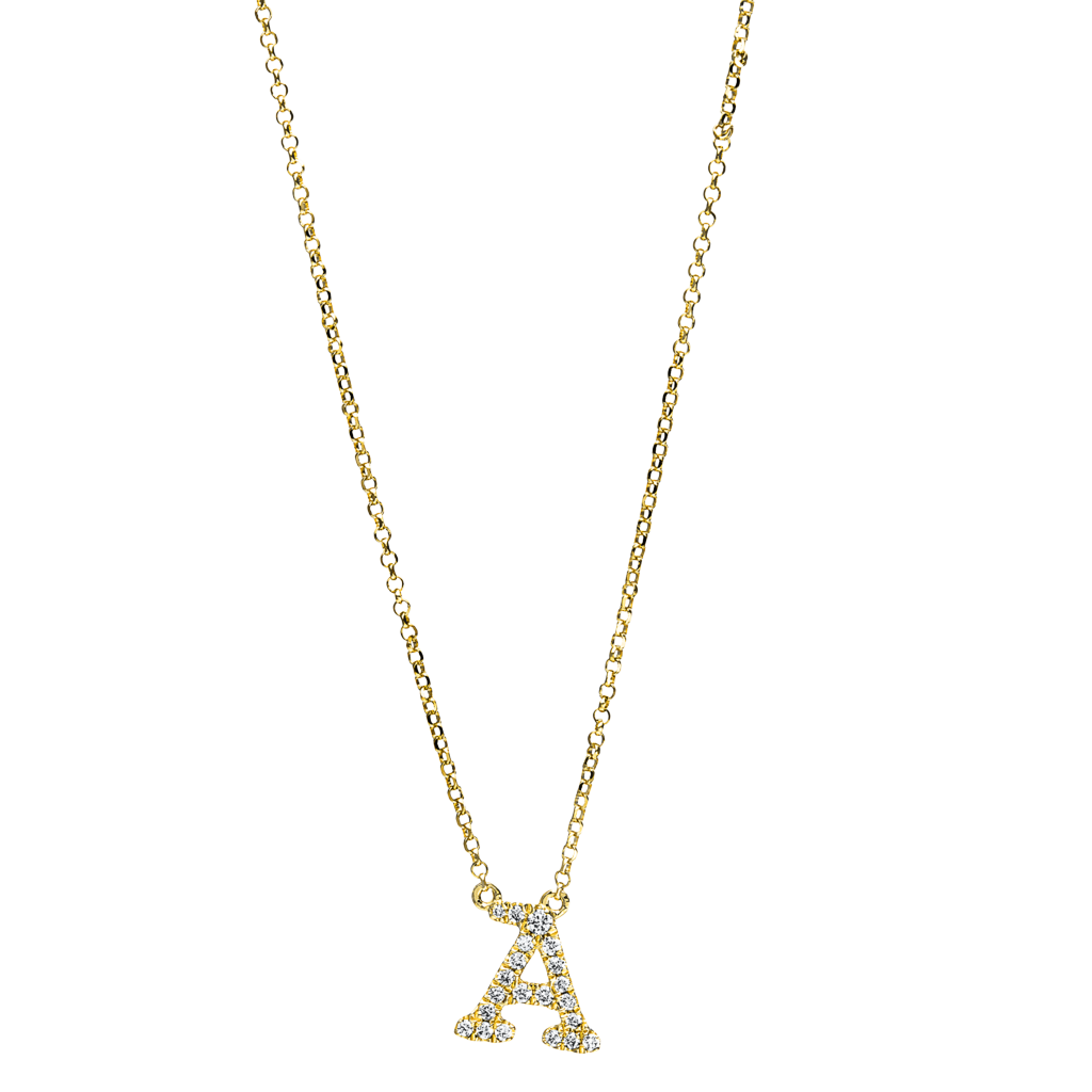 Brogle Classic Kette mit Diamantbuchstaben A Brogle Classic Kette mit Diamantbuchstaben A