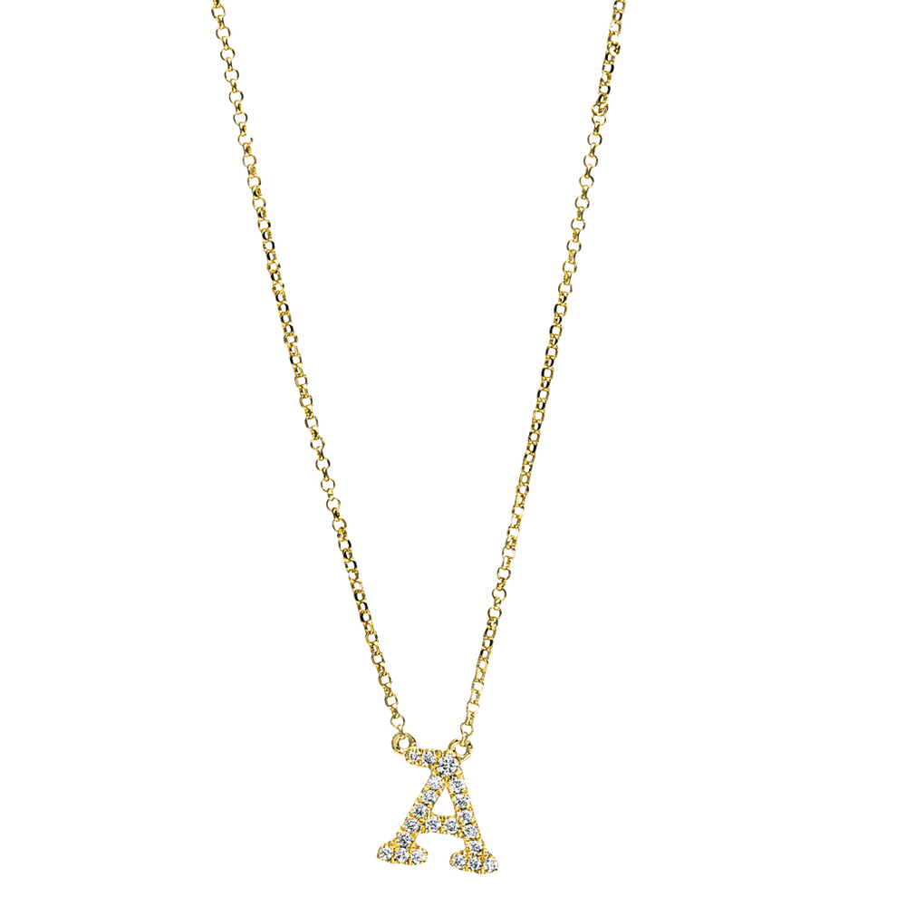 Brogle Classic Kette mit Diamantbuchstaben A Brogle Classic Kette mit Diamantbuchstaben A