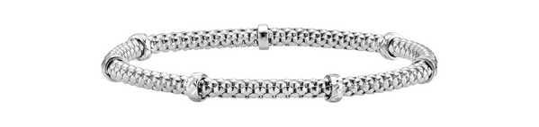 Brogle Classic gold bracelet with rollo flexible 4mm Brogle Classic gold bracelet with rollo flexible 4mm