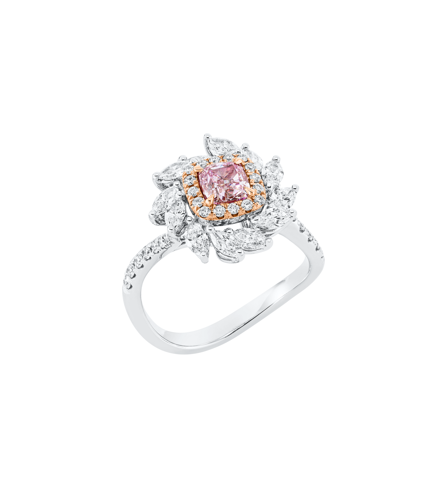 Brogle Selection Bicolor diamond ring