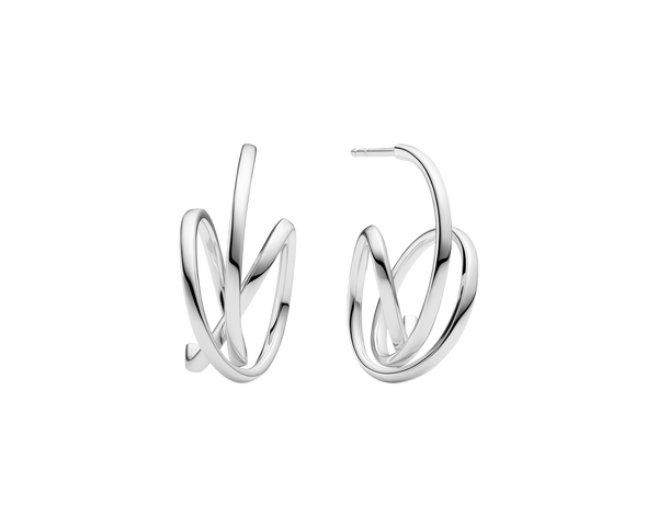 SIF Jakobs Spiral Pianura hoop earrings