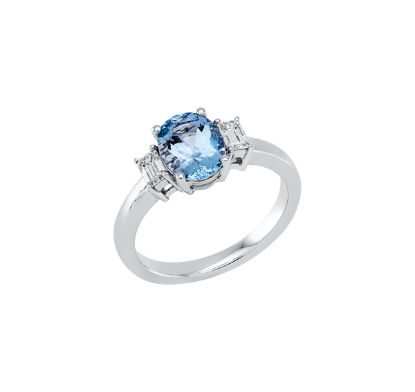 Brogle Classic aquamarine ring Brogle Classic aquamarine ring
