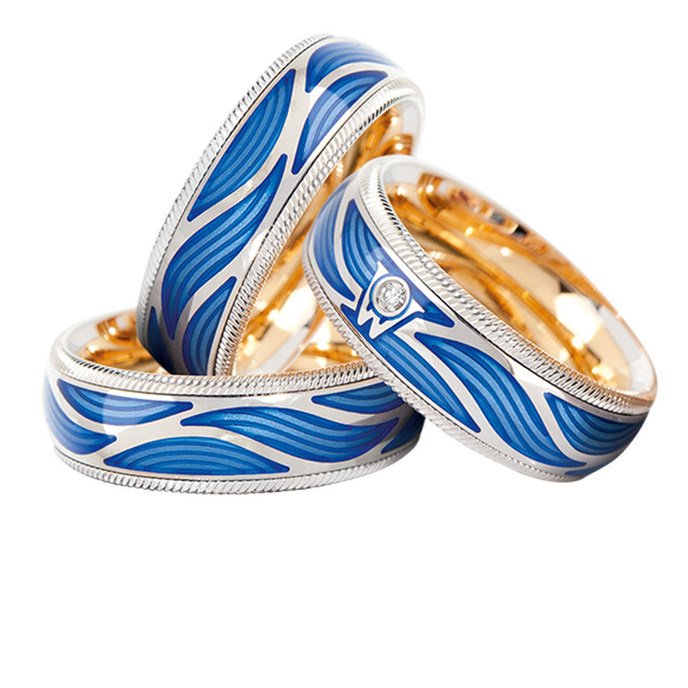 Wellendorff Wave Shimmer Ring