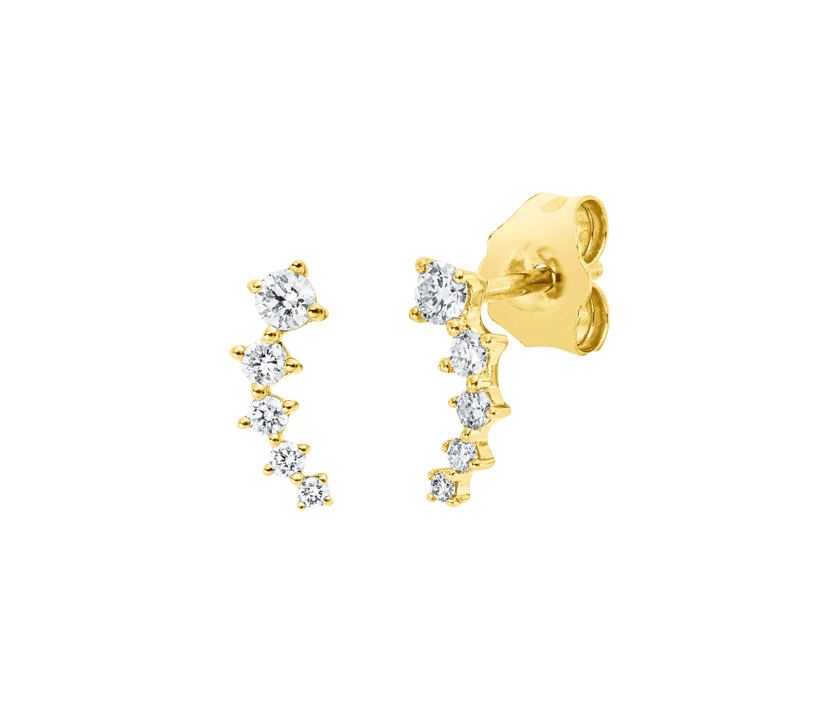 Brogle Classic diamond stud earrings