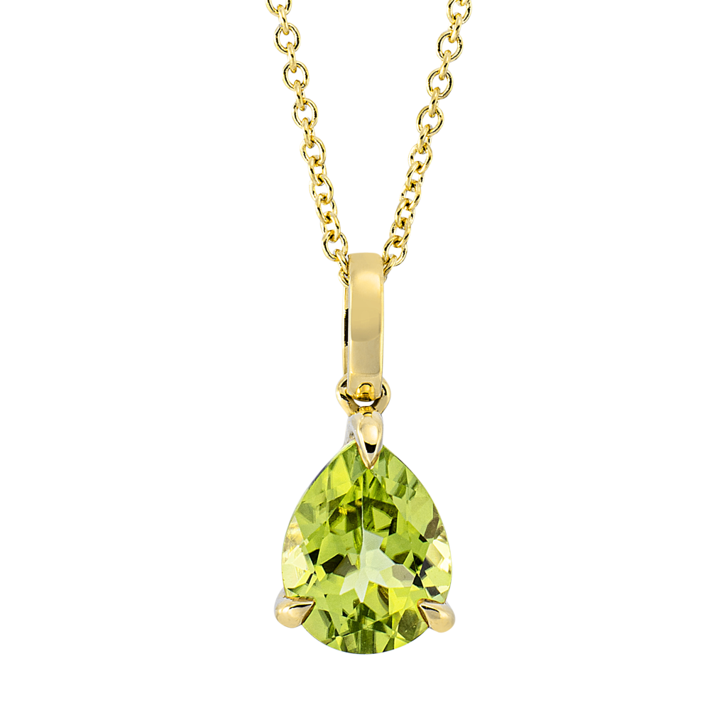 Brogle Classic Kette mit Peridotanhänger Brogle Classic Kette mit Peridotanhänger