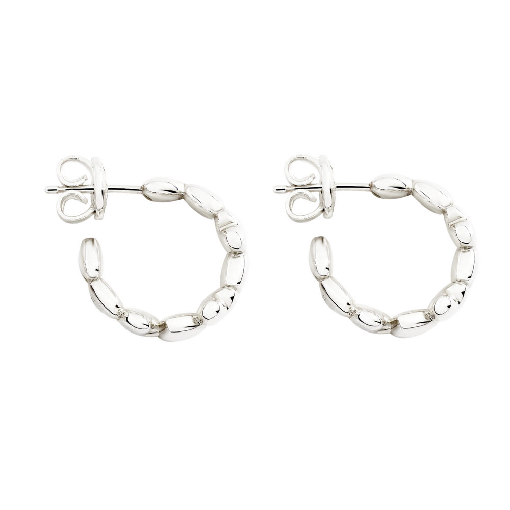 Dodo heart hoop earrings