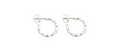 Dodo heart hoop earrings Dodo heart hoop earrings