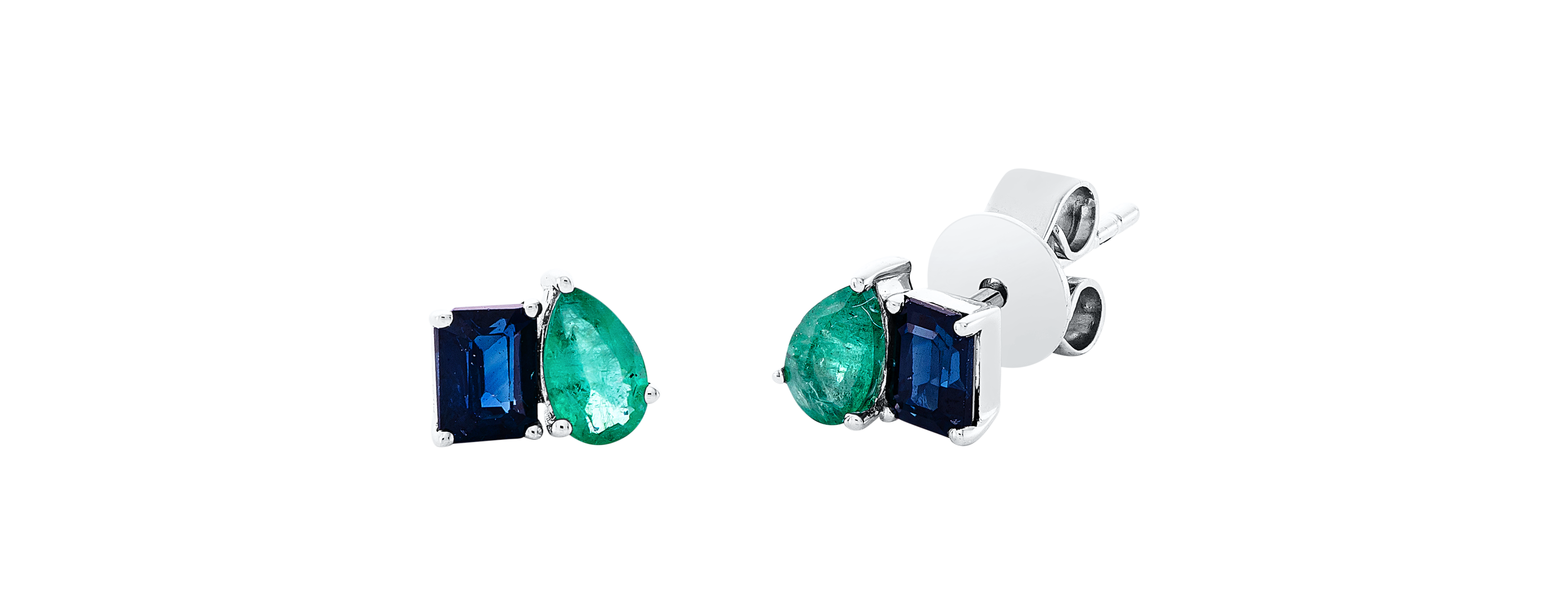 Brogle Classic colored stud earrings