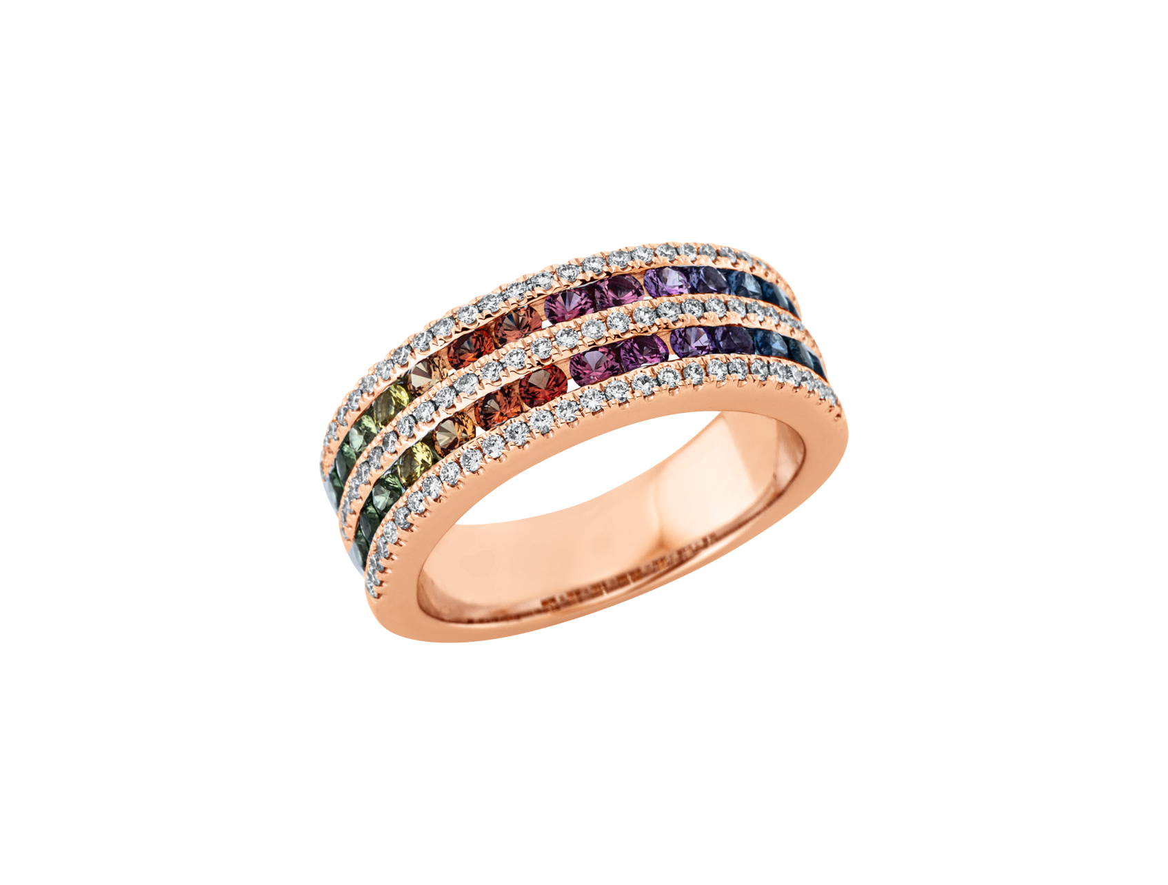 Brogle Classic Saphirring Rainbow Brogle Classic Saphirring Rainbow