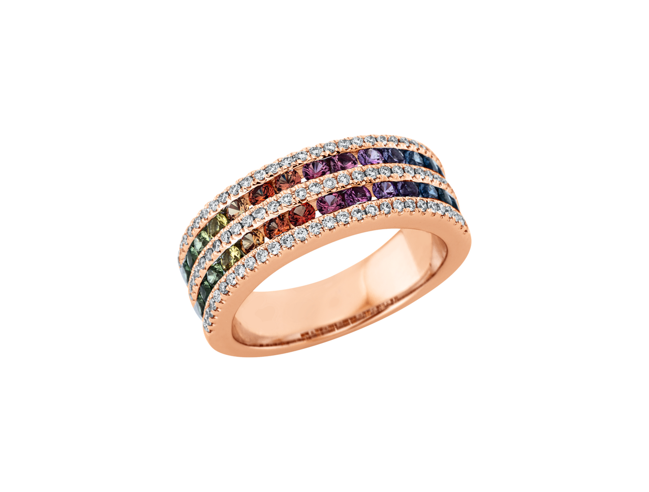 Brogle Classic Saphirring Rainbow Brogle Classic Saphirring Rainbow