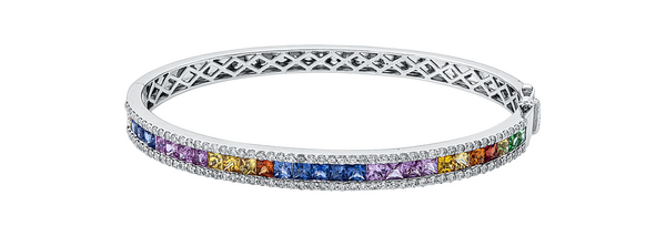 Brogle Classic Saphirarmreif Rainbow Brogle Classic Saphirarmreif Rainbow