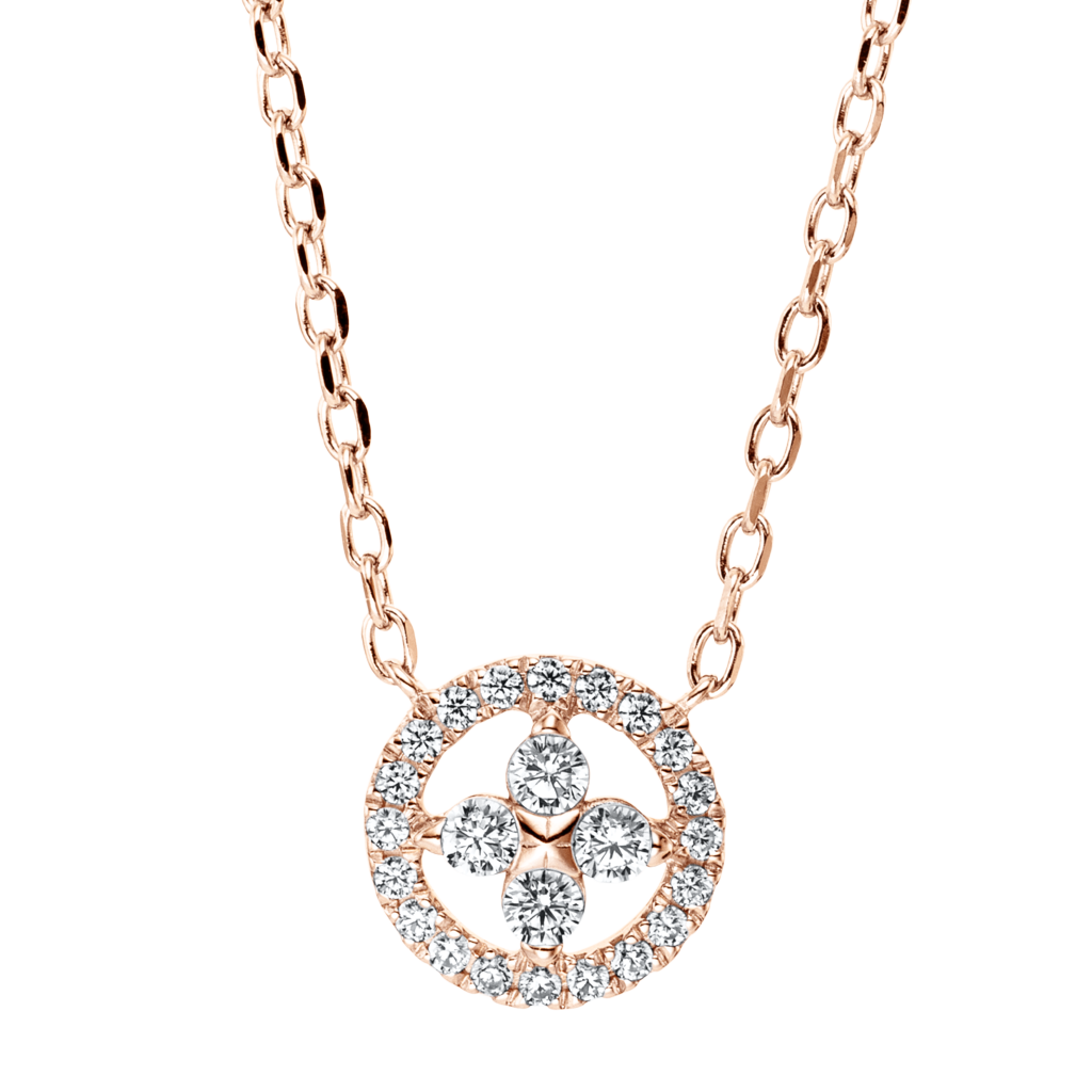 Brogle Classic necklace with diamond pendant Brogle Classic necklace with diamond pendant
