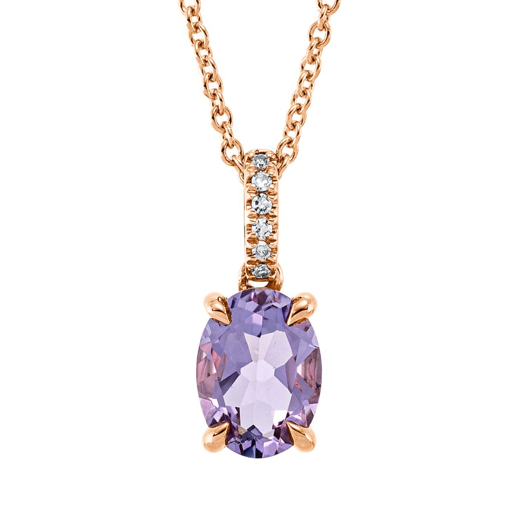 Brogle Classic Kette mit Amethystanhänger Brogle Classic Kette mit Amethystanhänger