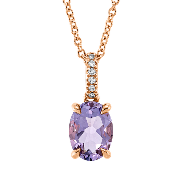 Brogle Classic Kette mit Amethystanhänger Brogle Classic Kette mit Amethystanhänger