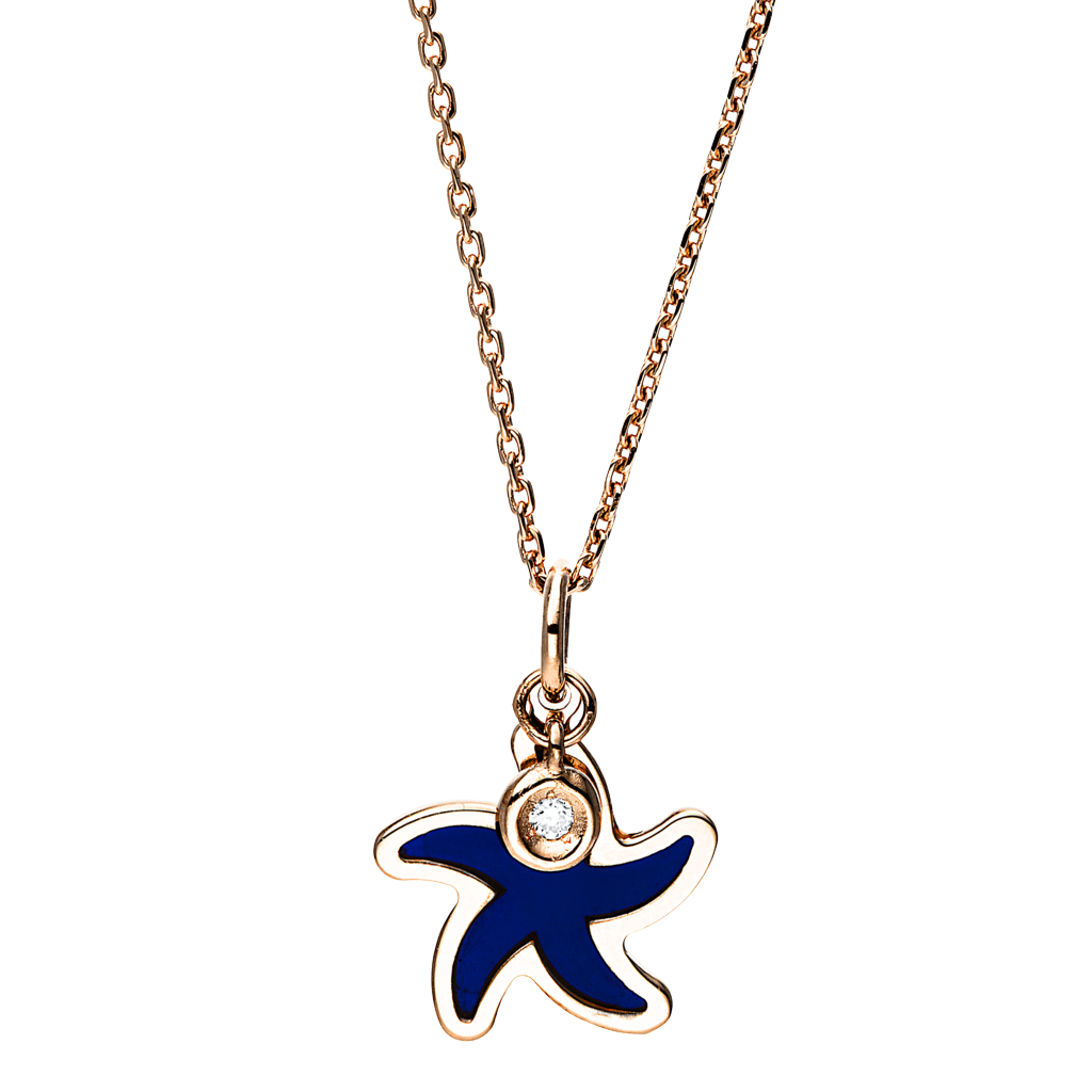 Brogle Classic gold chain with diamond pendant Brogle Classic gold chain with diamond pendant