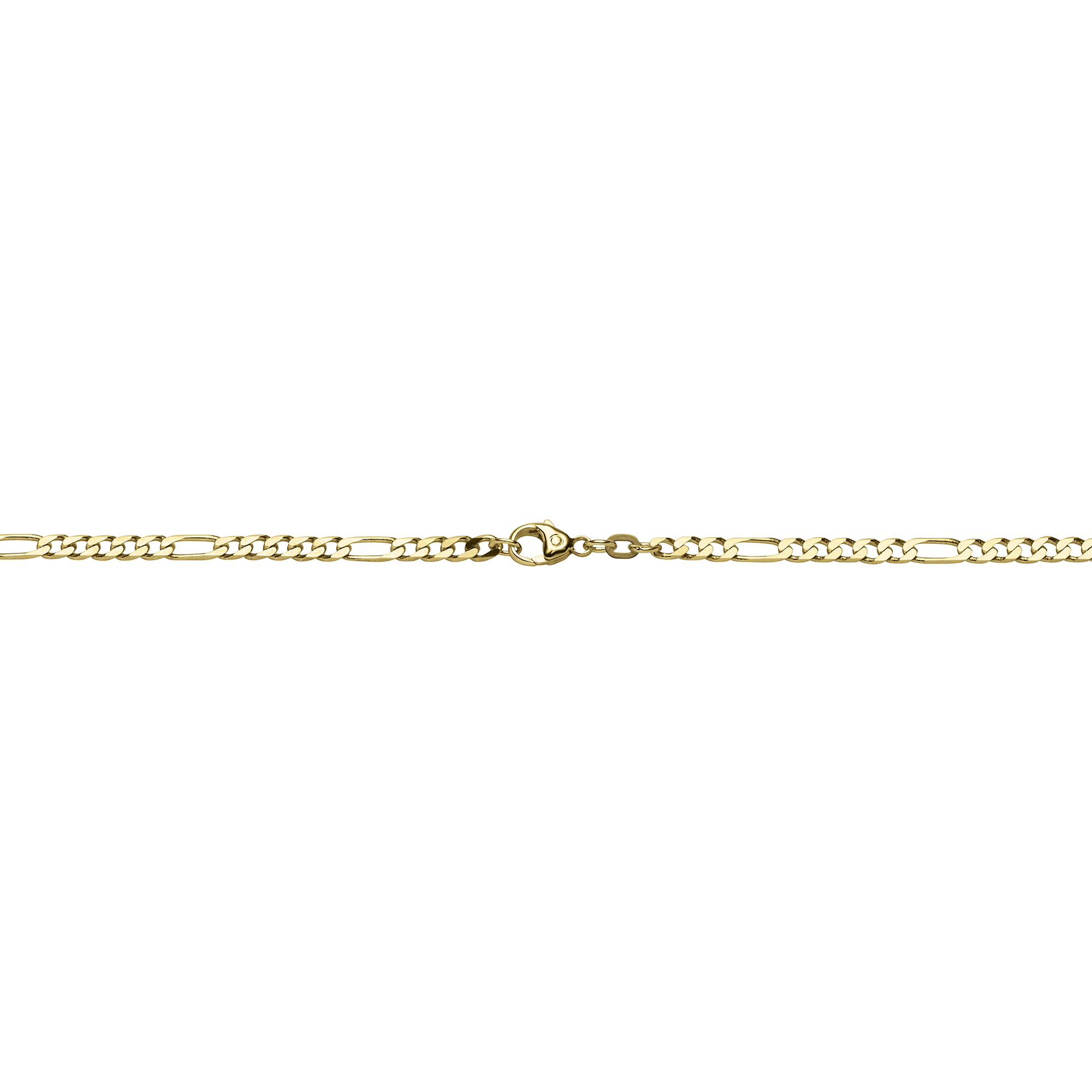 Brogle Classic Figaroarmband diamantiert 3,5mm Brogle Classic Figaroarmband diamantiert 3,5mm