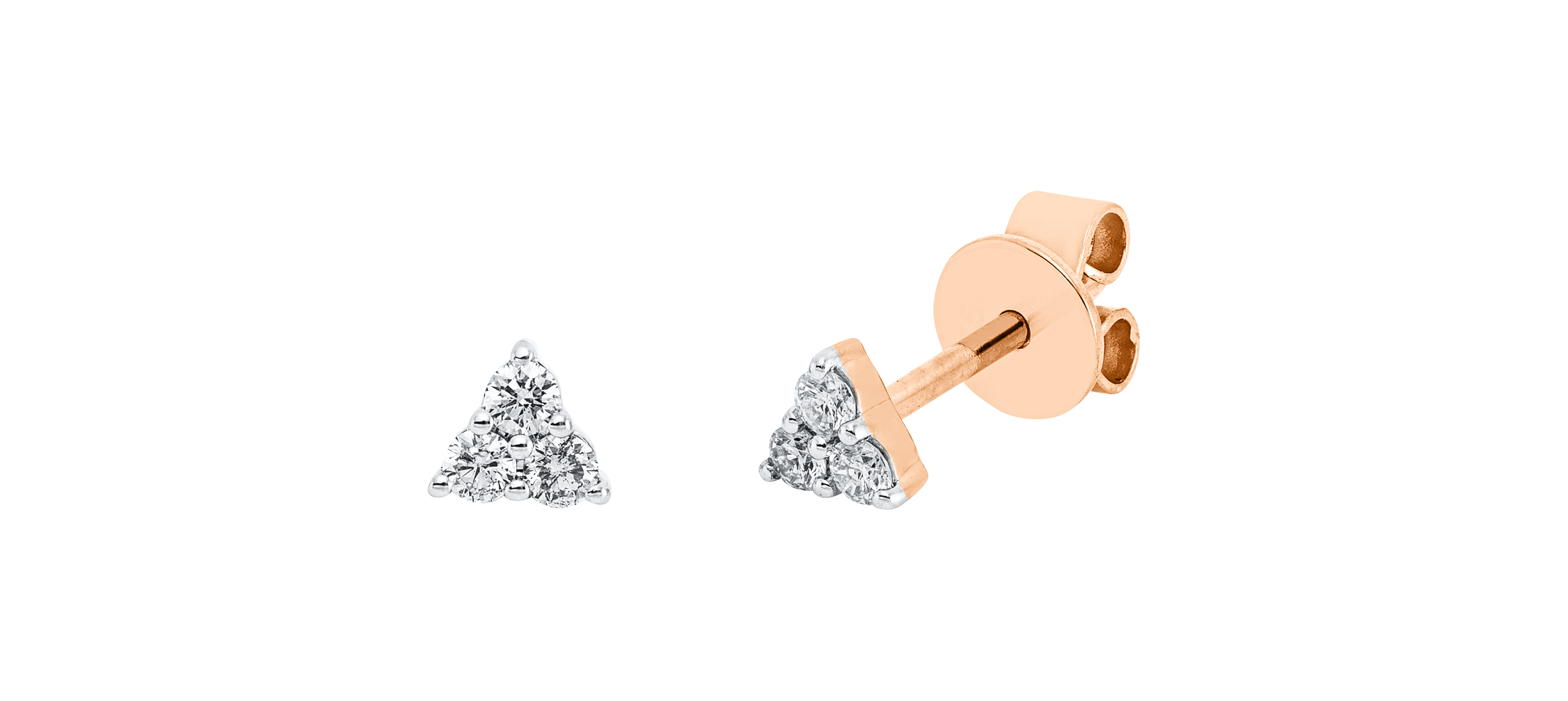 Brogle Classic diamond stud earrings