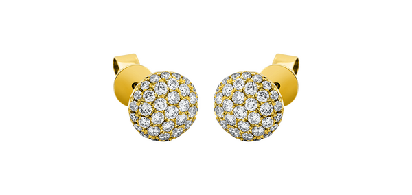 Brogle Classic diamond stud earrings