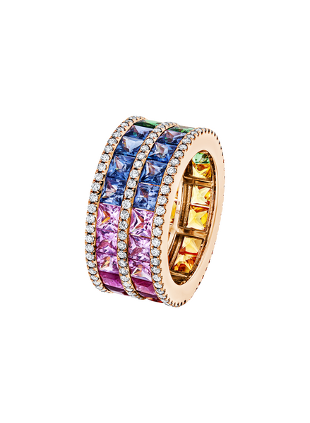 Brogle Selection sapphire ring Rainbow Brogle Selection sapphire ring Rainbow