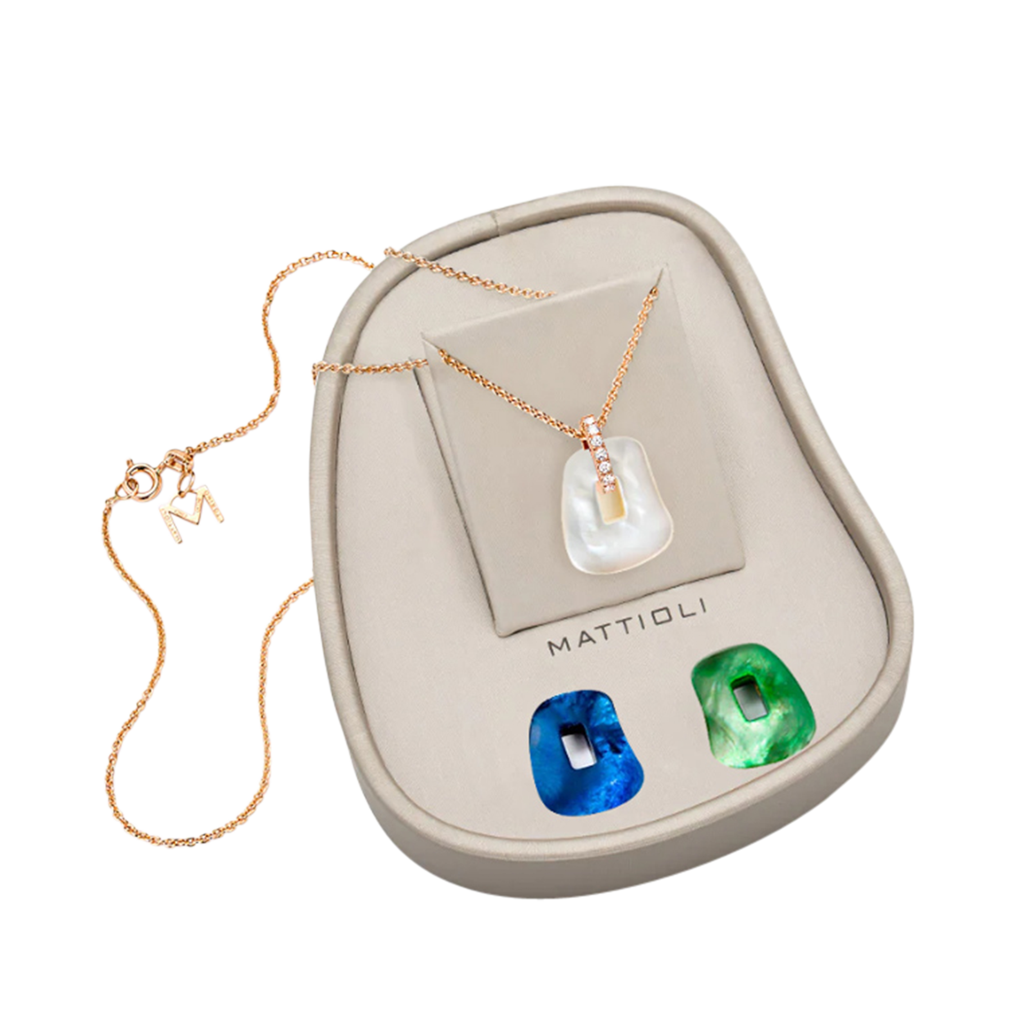 Mattioli Puzzle necklace box, small with 3 puzzles Mattioli Puzzle necklace box, small with 3 puzzles