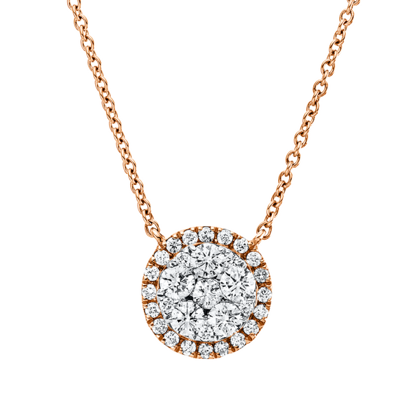 Brogle Classic necklace with diamond pendant Brogle Classic necklace with diamond pendant